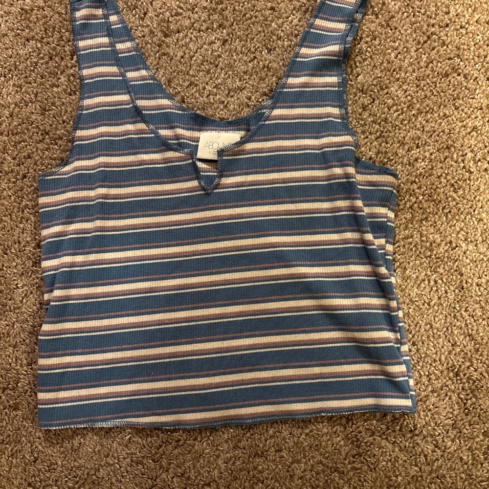 Striped tank top